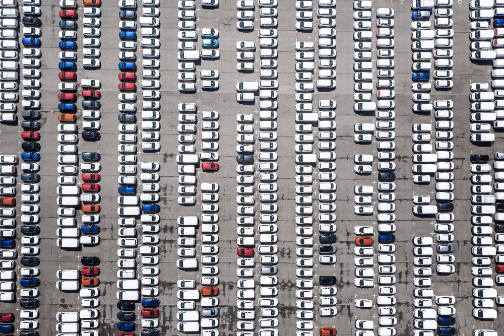 large car park